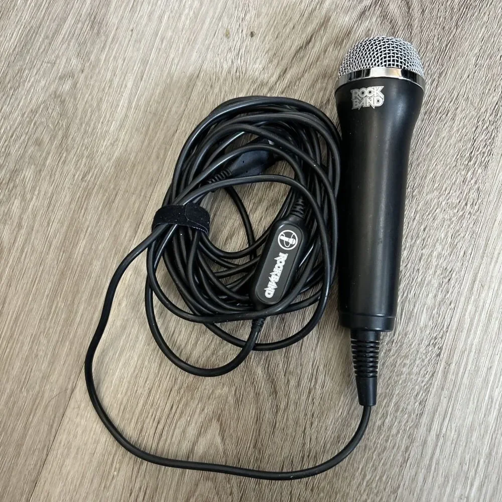Rock Band Guitar Hero USB Microphone Set Of 3 Wii PS2 PS3 Xbox 360 Tested Works